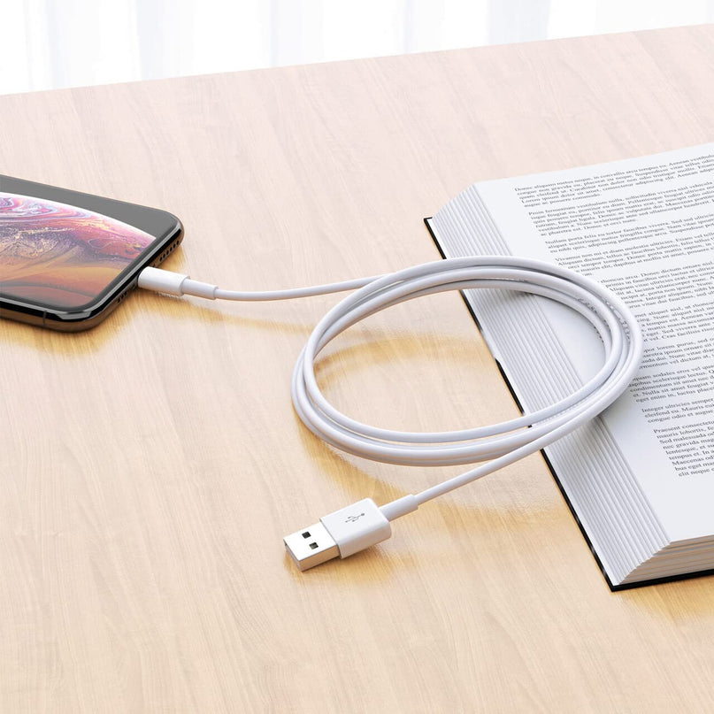 [Apple Mfi Certified] Phone Charger, 6FT Lighting Cable Lighting to USB Cable Compatible with Phone 13/13 Pro/13 Pro Max/12/12 Mini/12 Pro/11/11 Pro/Xs Max/Xr/X/Airpods Pro and More (3 Pcs)