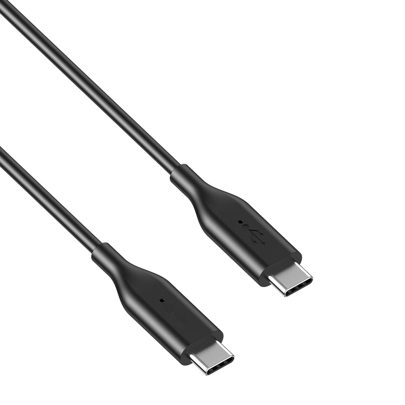Type USB-C to C, 3Ft, Charging & Data Sync Cable, PVC, Black, Single Pack